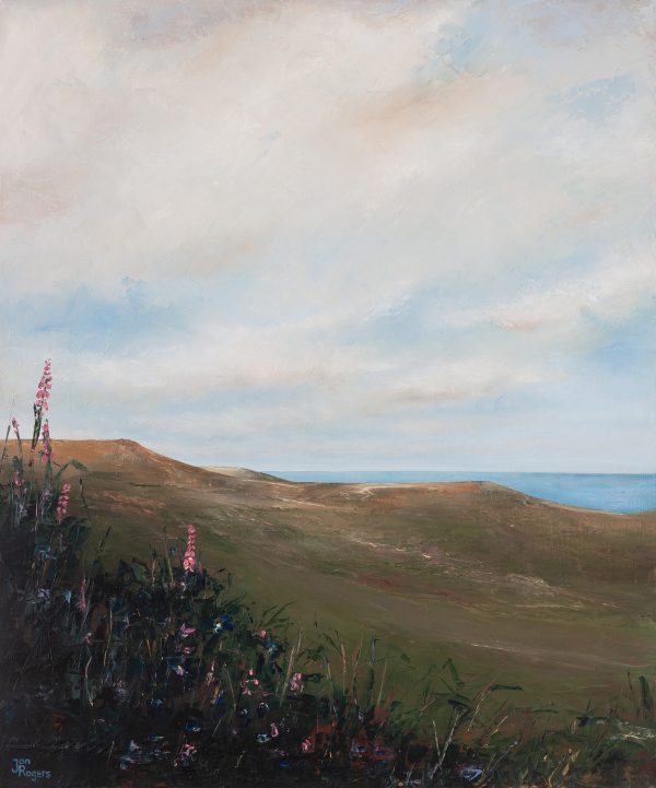 Cornish Moorland. Original oil painting by Jan Rogers.