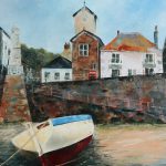 Mousehole. Original oil painting by Jan Rogers.