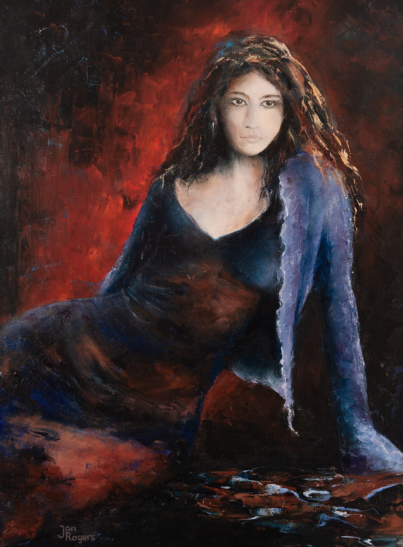Sofia. Original oil painting by Jan Rogers.