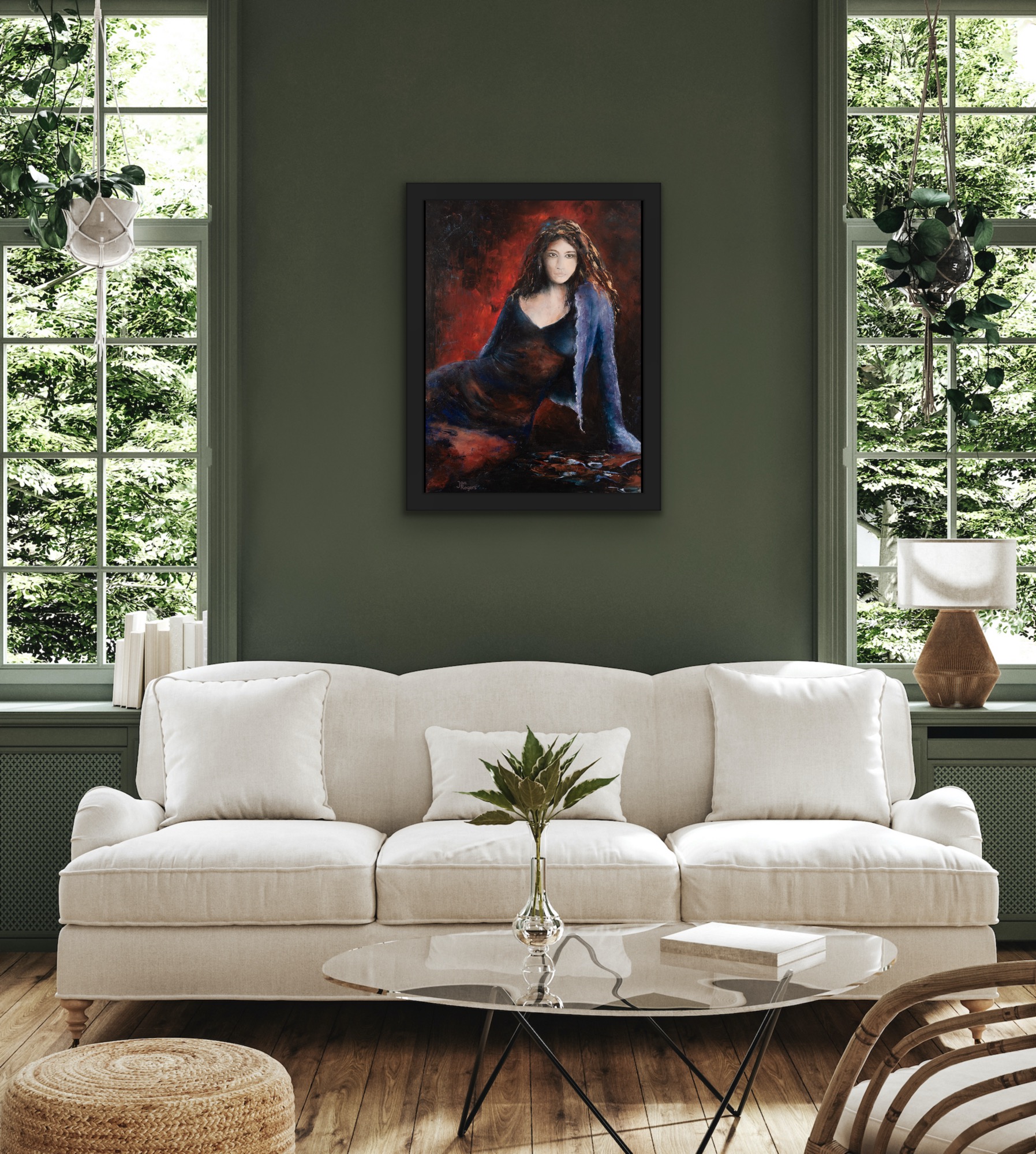 Sofia. Original oil painting by Jan Rogers.